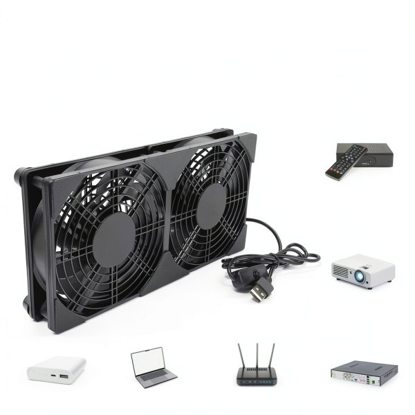USB Cooling Fan AuyiHomu Dual 1500RPM Low Noise-6