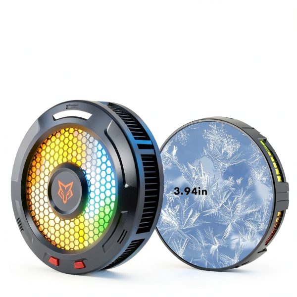 iPad Cooler rinsfox Alloy RGB Cooling Fan X9 Pro-3
