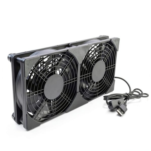 USB Cooling Fan AuyiHomu Dual 1500RPM Low Noise-2