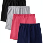Girls Bike Shorts by BrandName - Soft Polyester Cycling-0