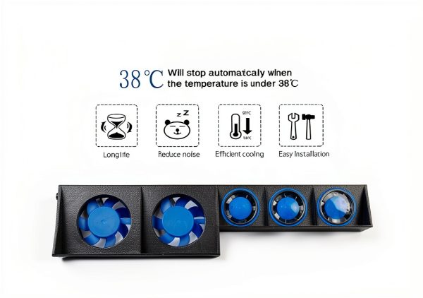 CurcKua Laptop Cooling Fan 5 Turbo USB Portable-5