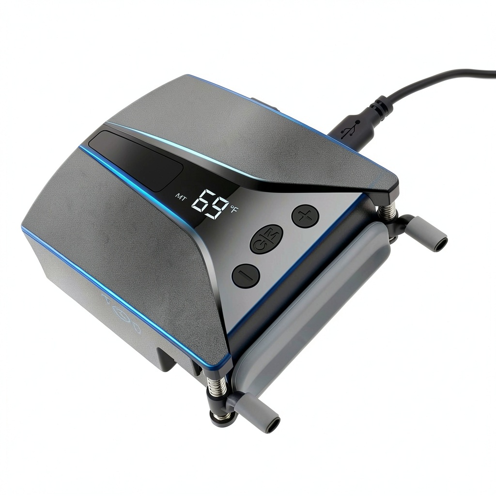 ALPIAZ laptop cooling fan installed on a gaming laptop