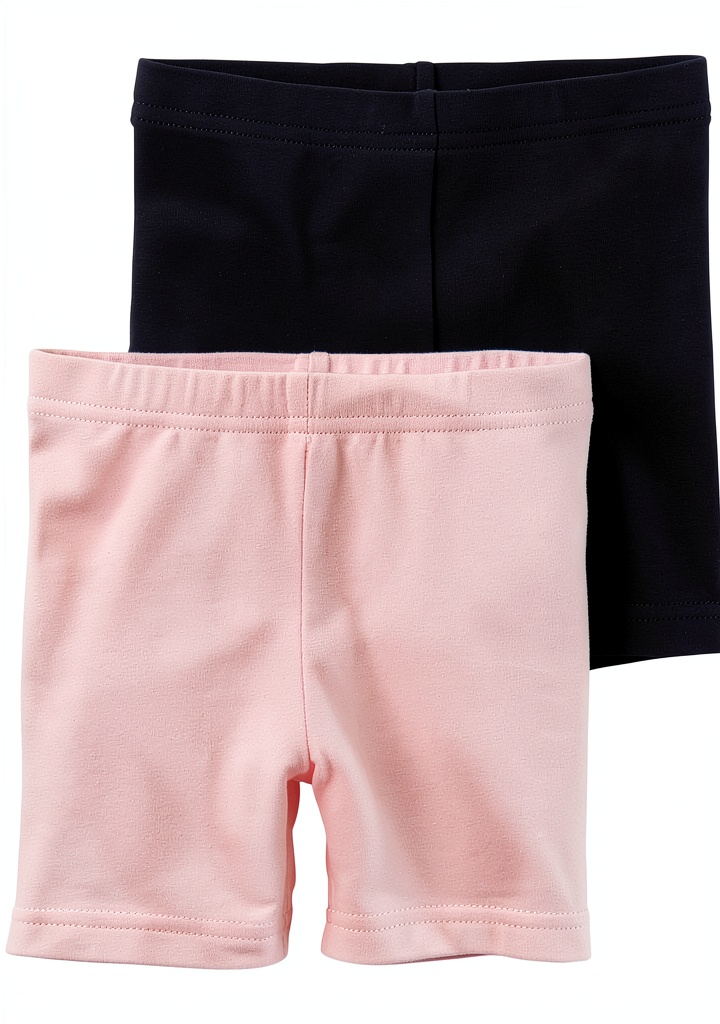 Girl wearing cycling shorts during a bike ride