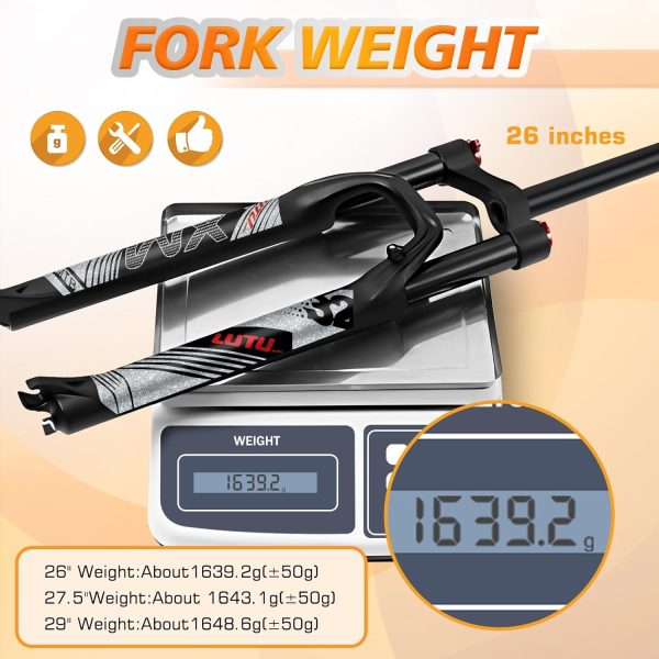 Bucklos Air Suspension Fork for Mountain Bikes-6