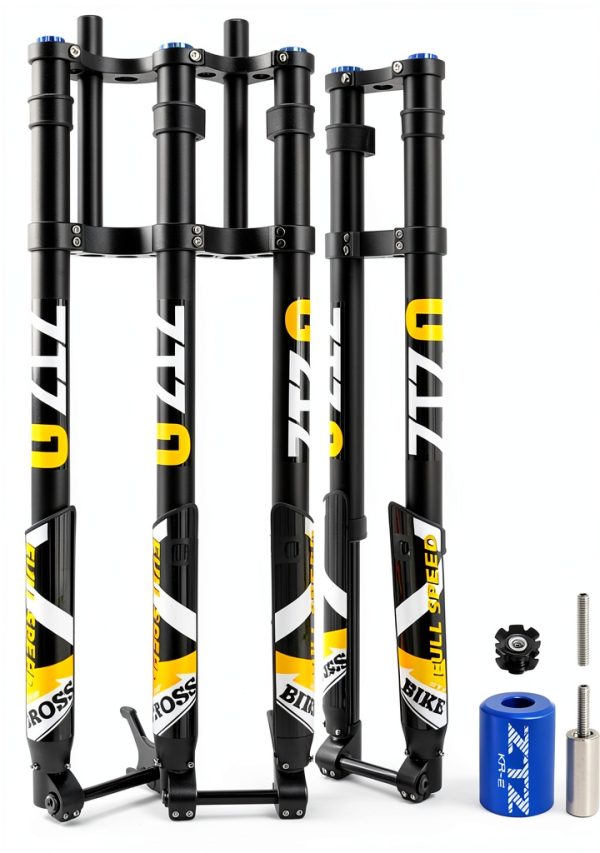 Exceedhub Double Crown MTB Air Suspension Fork-0