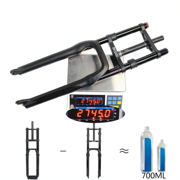 Bucklos 26inch Aluminum Fat Tire MTB Air Suspension Fork-6