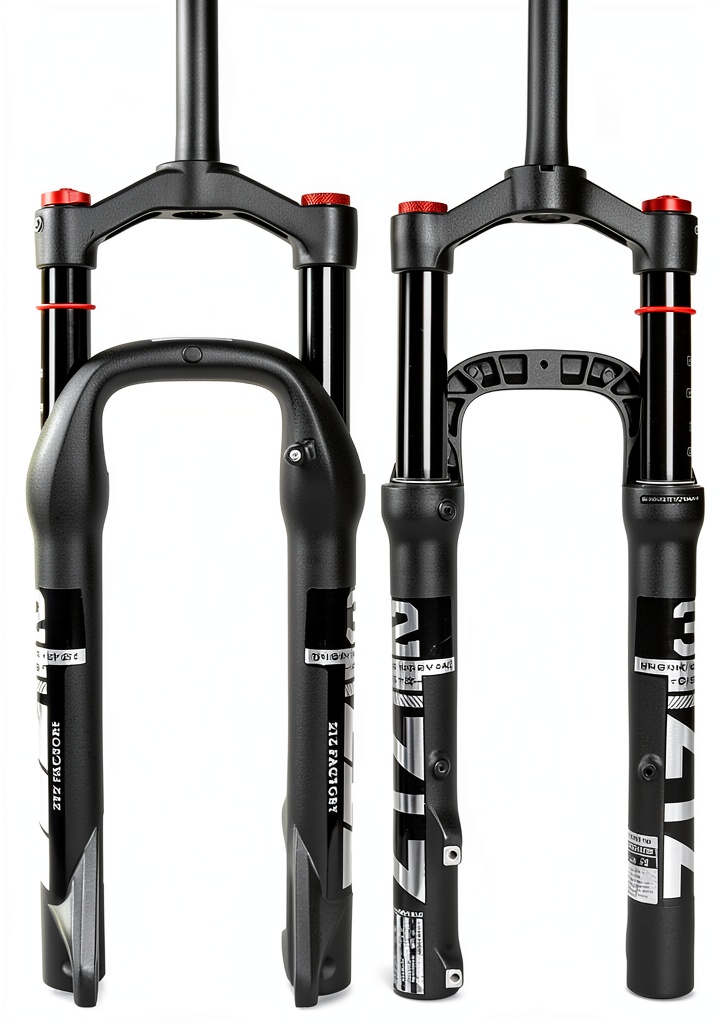 ZTZ 20 inch fat tire fork on a mountain trail