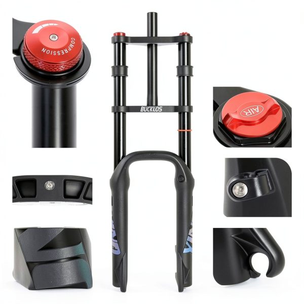 BUCKLOS Fat Tire Bike Suspension Fork-5