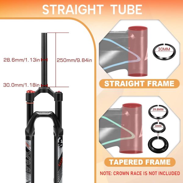 Bucklos Air Suspension Fork for Mountain Bikes-2