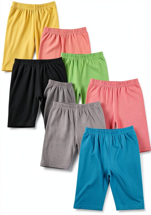 Pink Angel Girls Biker Shorts Set-0
