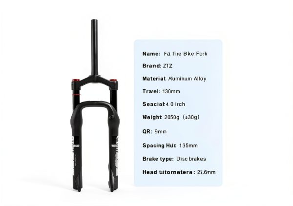 ZTZ 20 inch Fat Tire Fork Aluminum Alloy-4