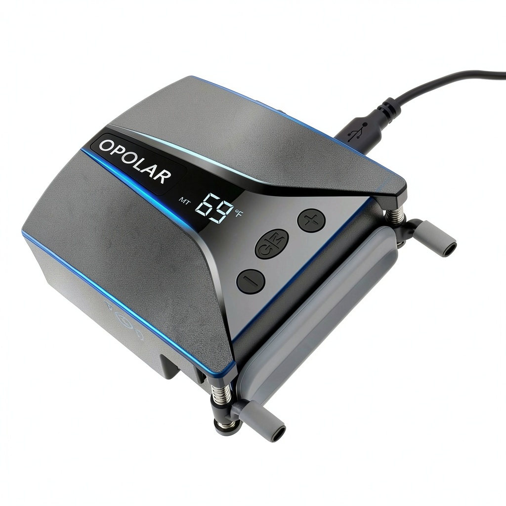 YABEY laptop cooler attached to a gaming laptop on a desk