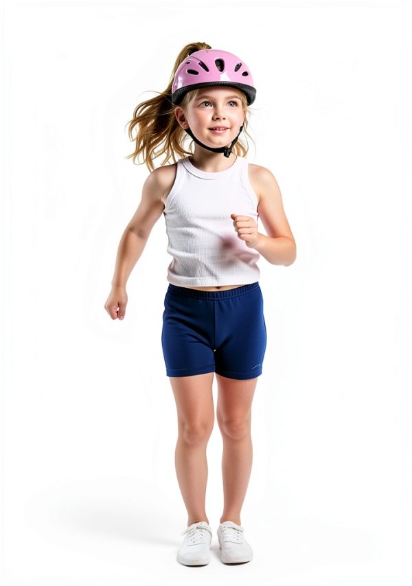 Resinta Girls Bike Shorts Breathable Elastic Waist-5
