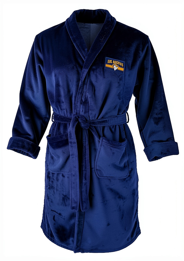 NORTHWEST Sports Fan Bath Robe on a bathroom hook