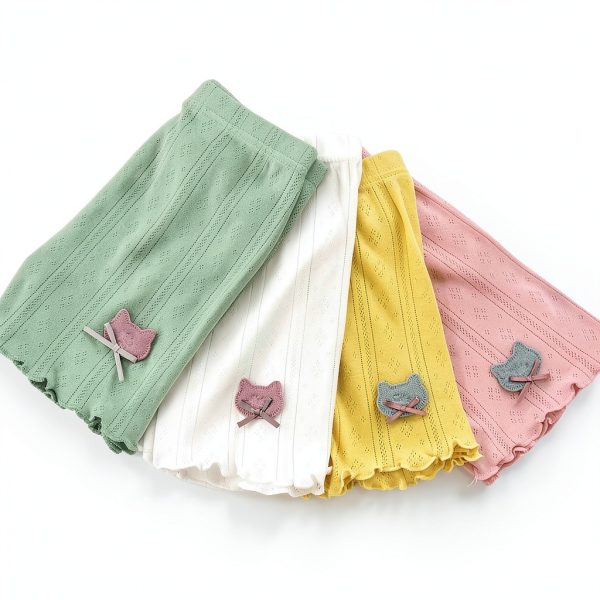 Girls Bike Shorts KidStyle Cotton Multi-Color Pack-5