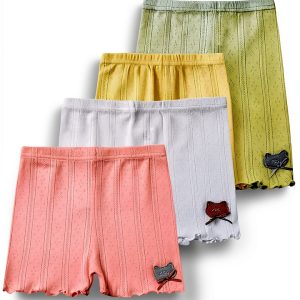 Girls Bike Shorts KidStyle Cotton Multi-Color Pack-0