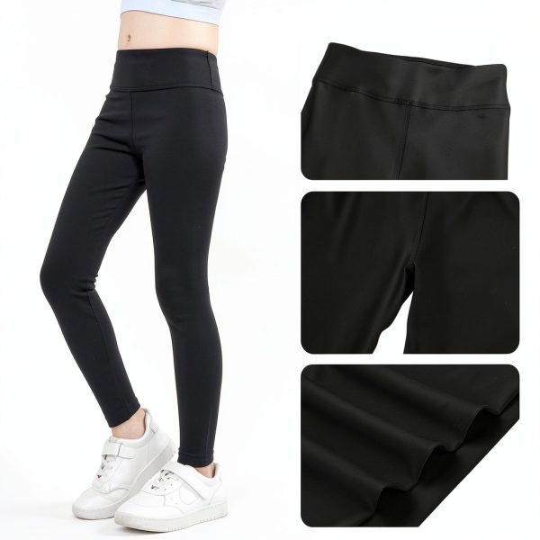 Girls Cycling Leggings KidFit High Waist-4