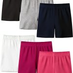 Resinta Girls Bike Shorts Breathable Elastic Waist-0