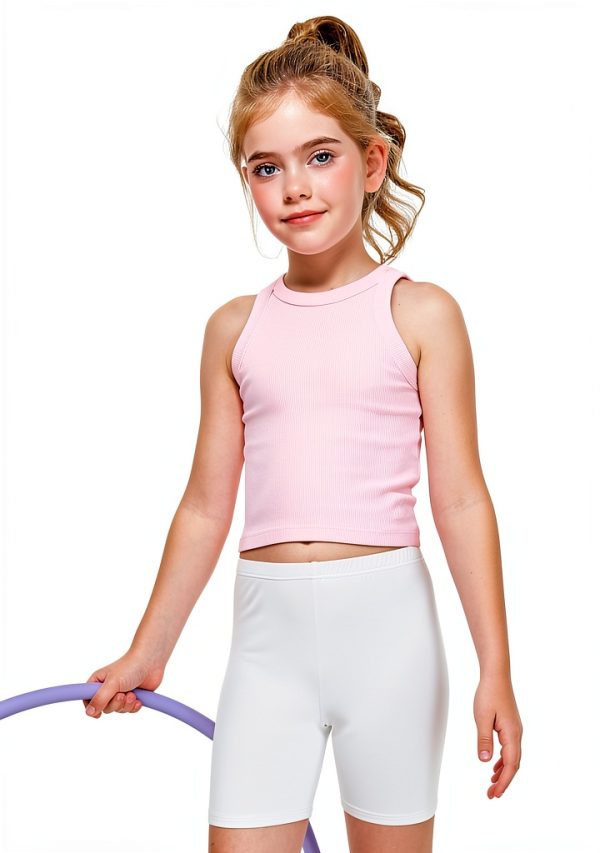 Resinta Girls Bike Shorts Breathable Elastic Waist-4