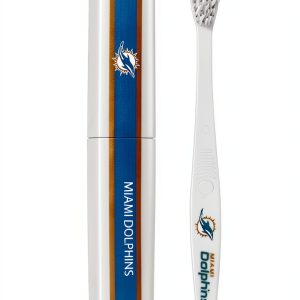 NFL Toothbrush with Soft Bristles and Rubber Gum Massagers by Siskiyou-0