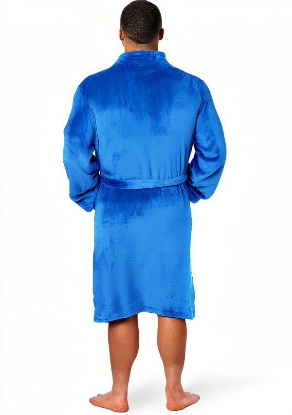 Detroit Lions Bathrobe Official Silk Touch Robe by Northwest Group-2