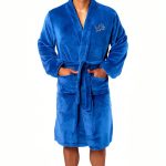 Detroit Lions Bathrobe Official Silk Touch Robe by Northwest Group-0