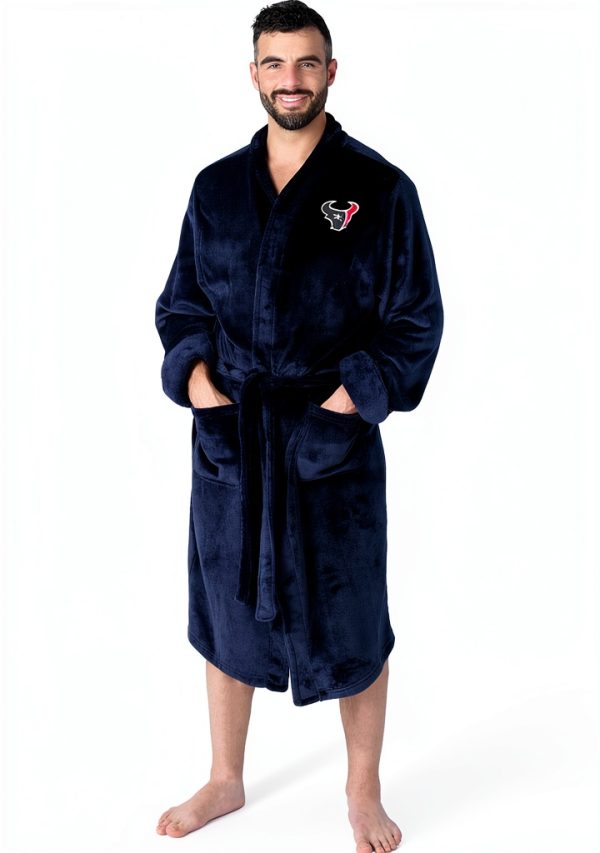 Houston Texans Bathrobe by Northwest Group Official Team Robe S/M L/XL-0