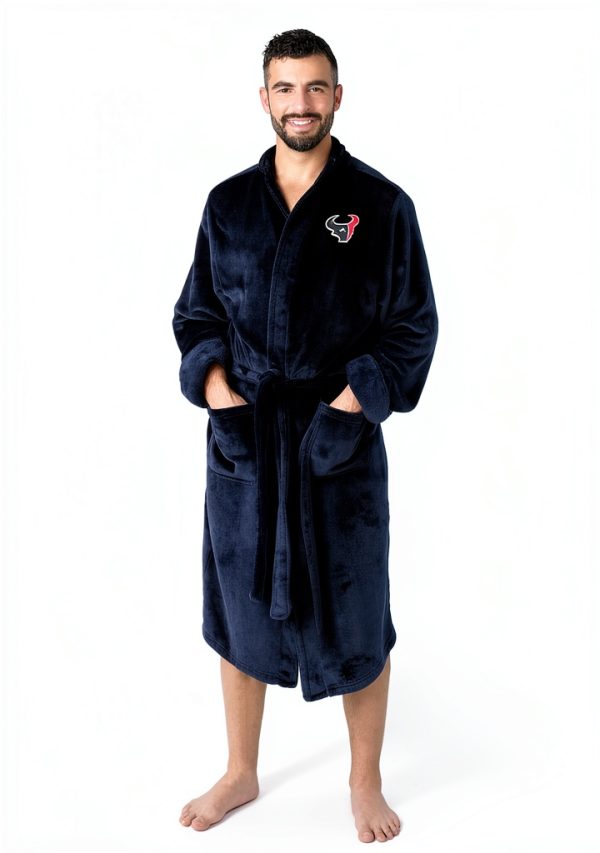 Houston Texans Bathrobe by Northwest Group Official Team Robe S/M L/XL-4