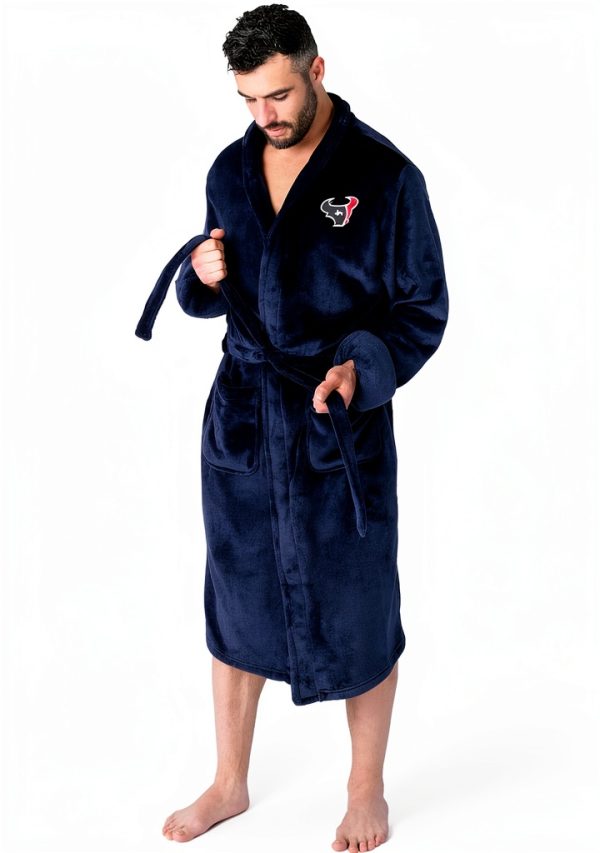 Houston Texans Bathrobe by Northwest Group Official Team Robe S/M L/XL-1