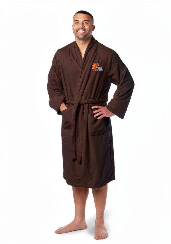 Cleveland Browns Bathrobe by Northwest Group Model 349 Silk Touch-4