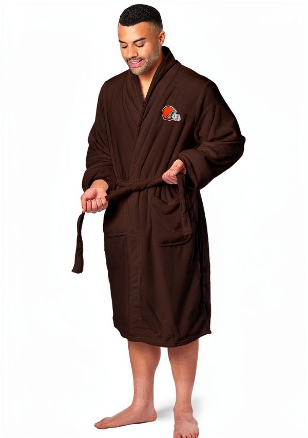 Cleveland Browns Bathrobe by Northwest Group Model 349 Silk Touch-1