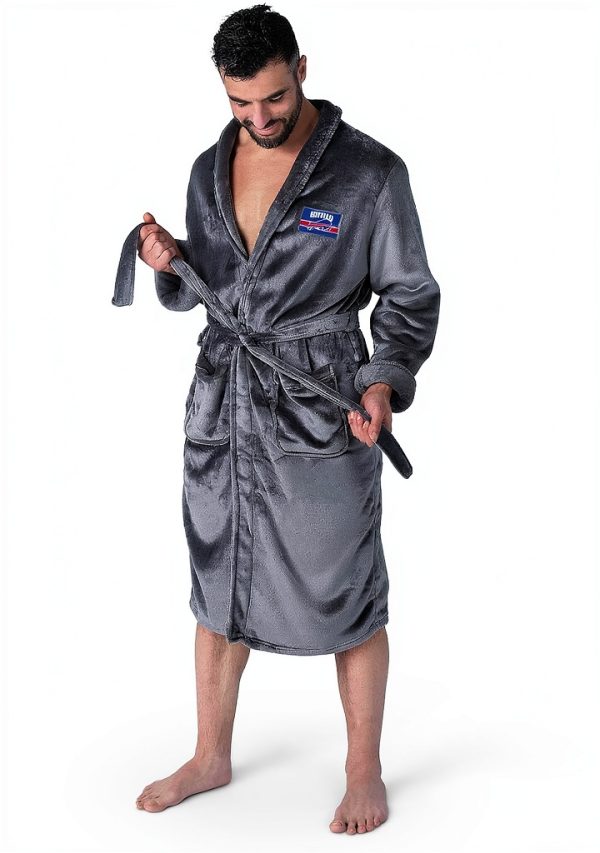 Northwest Silk Touch Bath Robe Large X-Large with Sports Graphic-1