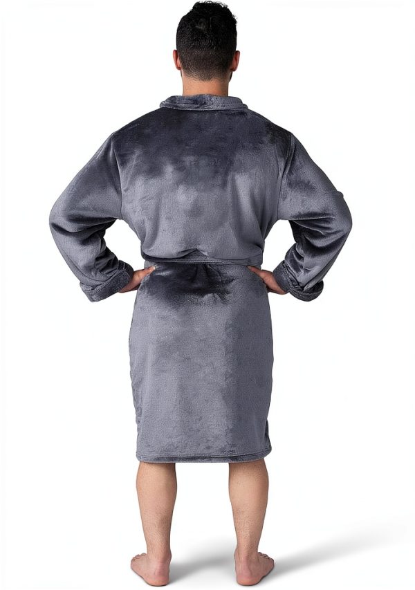 Silk Touch Bath Robe by Northwest XL with Sports Embroidery-2