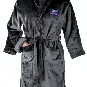 Northwest Silk Touch Bath Robe Large X-Large with Sports Graphic-0