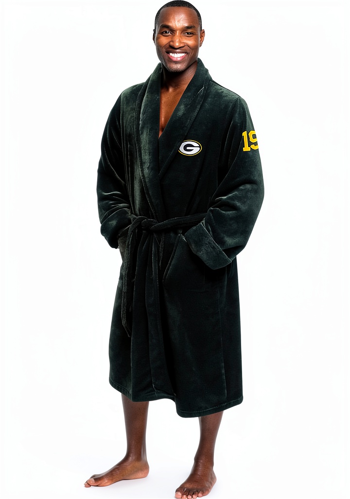 Unboxing The Northwest Group Unisex Soft Silk Tie Belt NFL Hoodie on a wooden tabletop