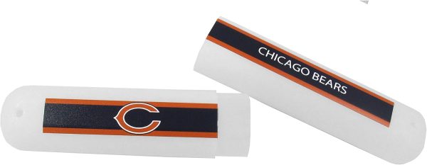 Siskiyou Sports NFL Chicago Bears Unisex Travel Set Toothbrush and Travel Case, White, One Size-4