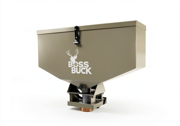 ATV Seeder Spreader by Boss Buck 80 lb Capacity Green Spreaders-1