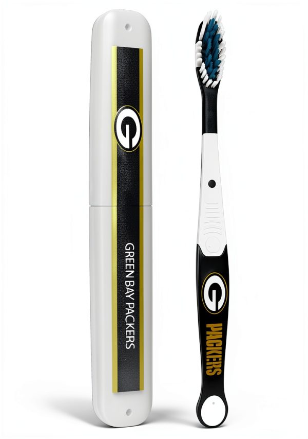 Siskiyou Sports NFL Green Bay Packers Unisex Toothbrush Set White-0