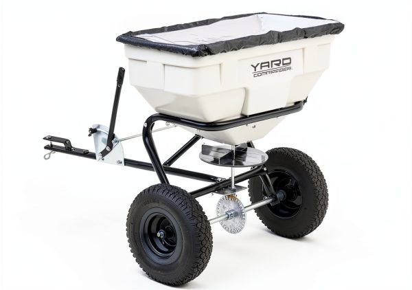 Yard Commander 125 lb Broadcast Spreader with Premium Aluminum Gears-0