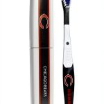Siskiyou Sports NFL Chicago Bears Unisex Travel Set Toothbrush and Travel Case, White, One Size-0