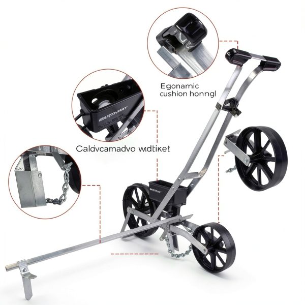 Precision Garden Seeder EarthWay 10001 with 7 Seed Plates Aluminum Box-1