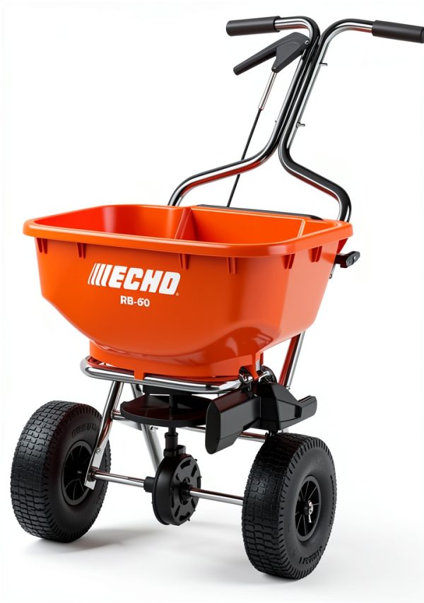 Echo 60 lbs Heavy Duty Spreader RB-60 for Lawn Care Steel Frame-1