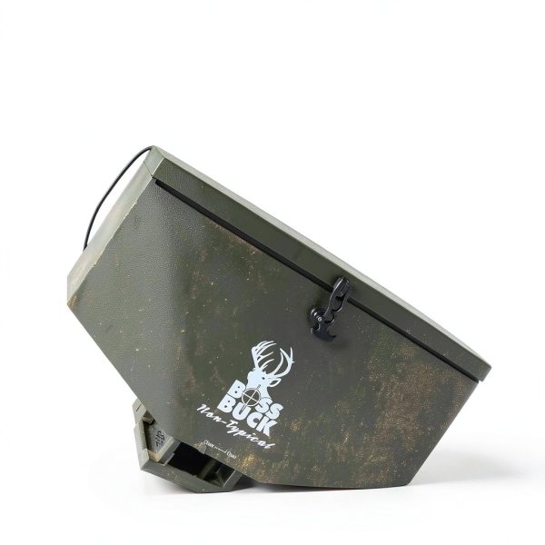 ATV Seeder Spreader by Boss Buck 80 lb Capacity Green Spreaders-3