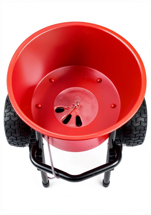 EarthWay 2600A-PLUS Fertilizer Spreader 40lb Red with Pneumatic Tires-5