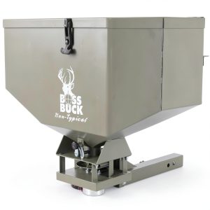 ATV Seeder Spreader by Boss Buck 80 lb Capacity Green Spreaders-0