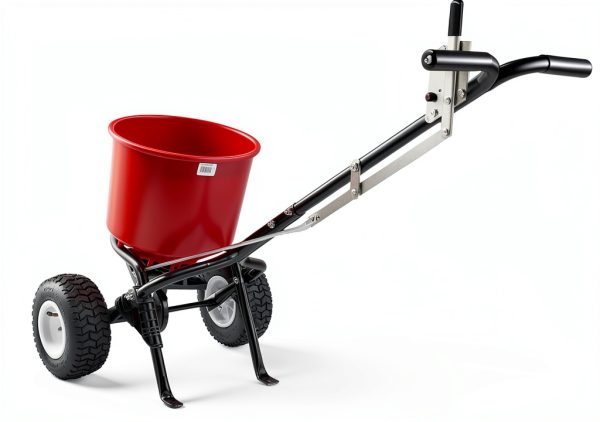 EarthWay 2600A-PLUS Fertilizer Spreader 40lb Red with Pneumatic Tires-4