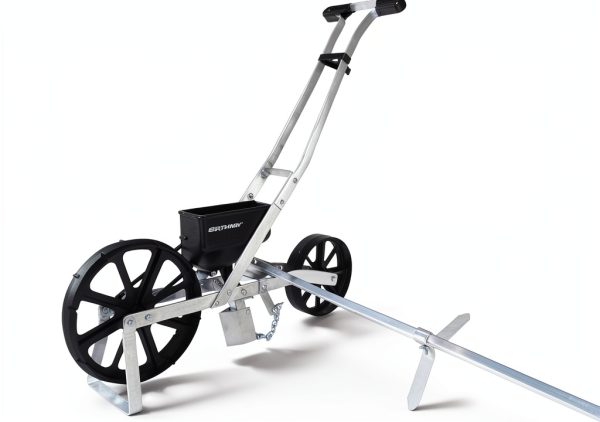 Precision Garden Seeder EarthWay 10001 with 7 Seed Plates Aluminum Box-0