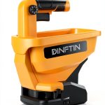 Battery Operated Spreader Compatible for Dewalt 20V/60V Li-ion Battery, Seed Spreader Handheld Available Year-Round, Grass Seeds, Rock Salt and De-icer Out-Doors (Battery not Included)-0