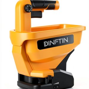 Battery Operated Spreader Compatible for Dewalt 20V/60V Li-ion Battery, Seed Spreader Handheld Available Year-Round, Grass Seeds, Rock Salt and De-icer Out-Doors (Battery not Included)-0