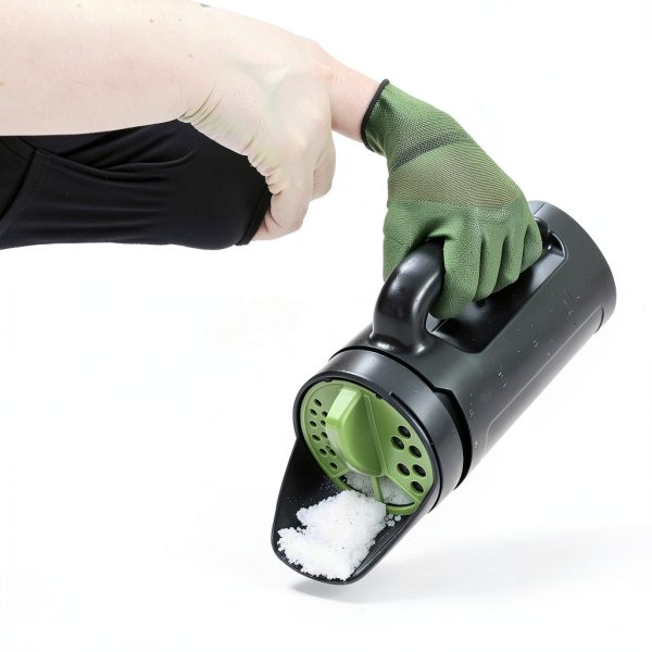 Hand Held Seed Spreader by PERSZEN for Lawn and Garden Fertilizer,-5